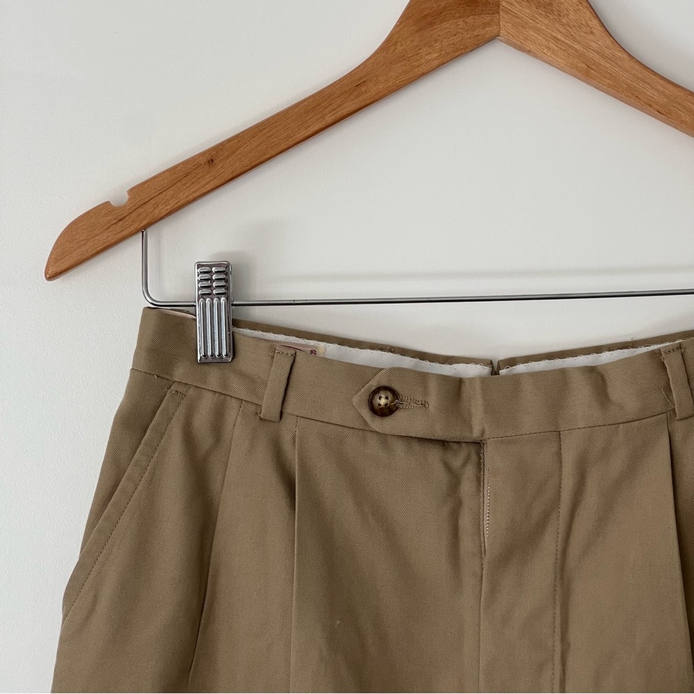 Vintage Corbin Ltd Tan Trousers. BROKEN ZIPPER Size 2